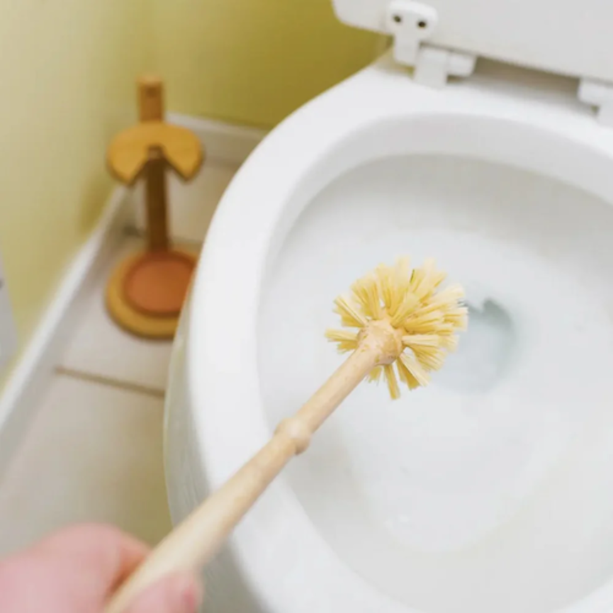 Toilet Cleaning Brush + Stand