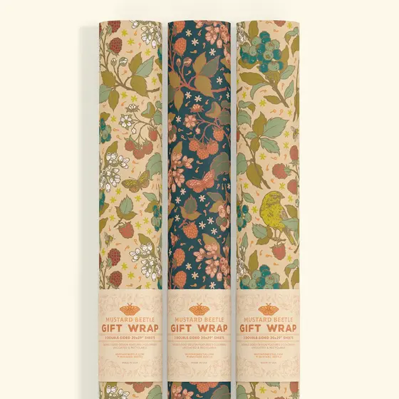 Mustard Beetle Wrapping Paper