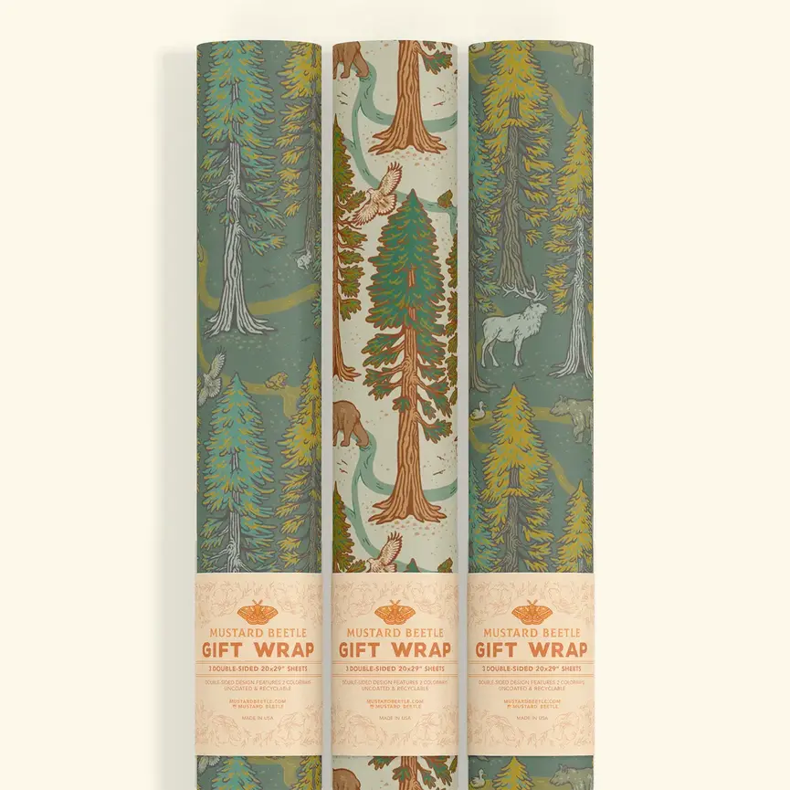 Mustard Beetle Wrapping Paper