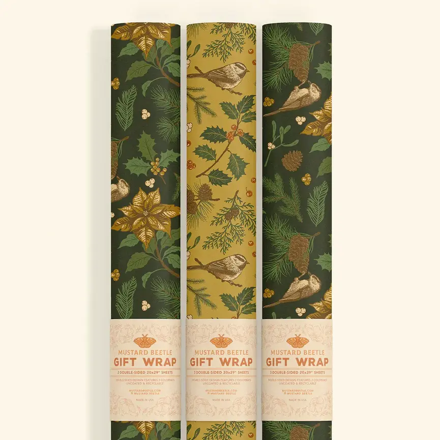 Mustard Beetle Wrapping Paper