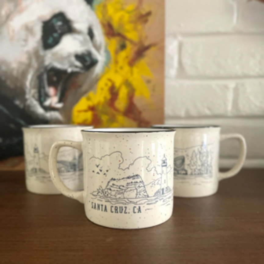 Mountain Sea Living Ceramic Mug