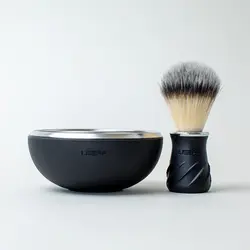 Leaf Shave Bowl and Brush Set