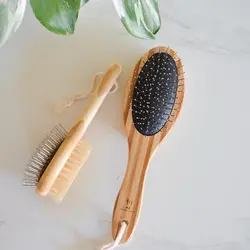 Bamboo Pet Brushes