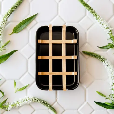 ZWS Essentials Bamboo Fiber Soap Dish - Black