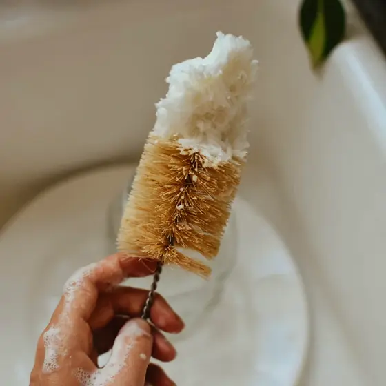 Soft Cotton Tip Bottle Brush