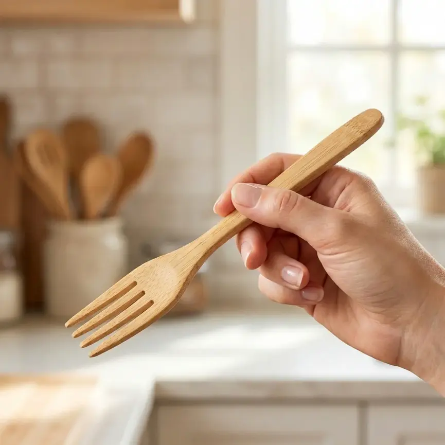 Individual Bamboo Fork
