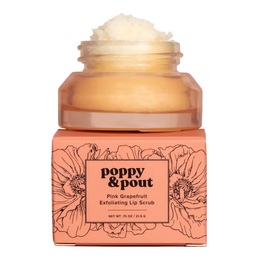 Poppy & Pout Exfoliating Lip Scrubs