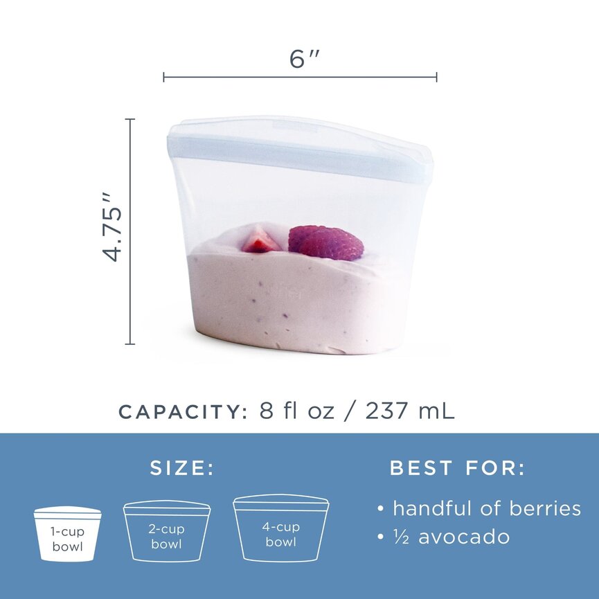 Reusable Silicone Bowl Bags