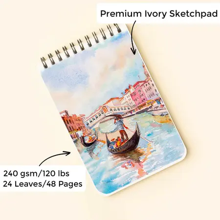 Cotton Handmade Paper - A6 Sketchbook