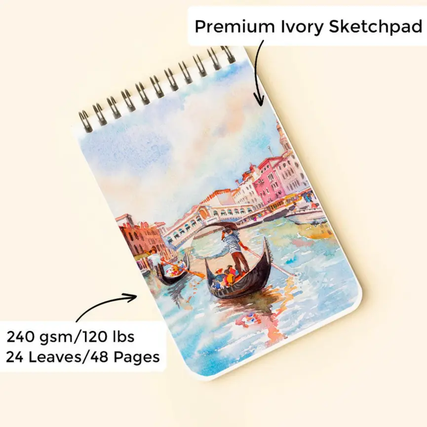 Cotton Handmade Paper - A6 Sketchbook