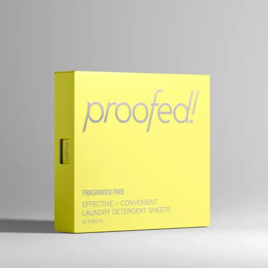 Plastic-Free Laundry Detergent Sheets