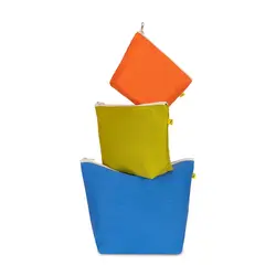Zip Set of 3 Pouches