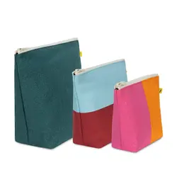 Zip Set of 3 Pouches