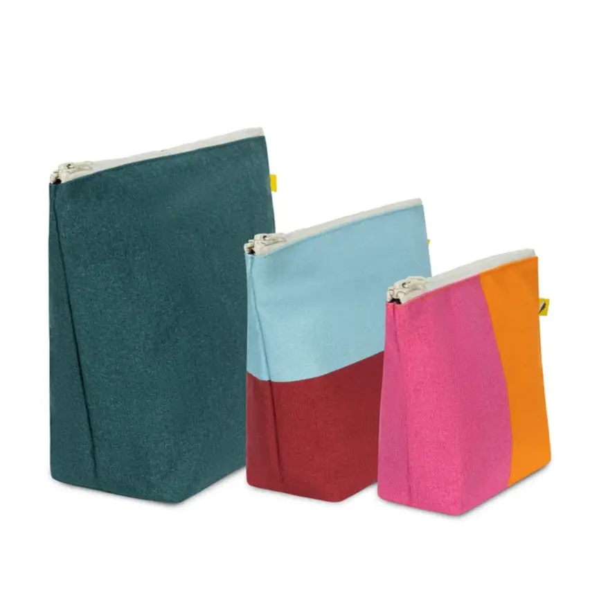 Zip Set of 3 Pouches