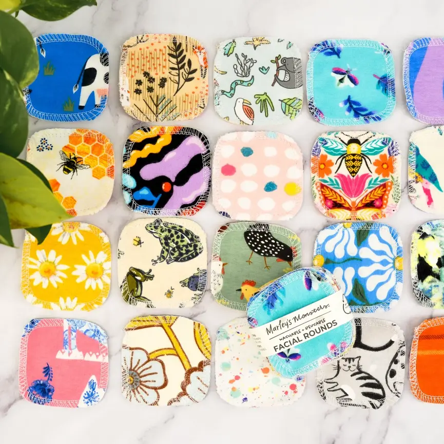 Reusable Facial Rounds, Set of 20
