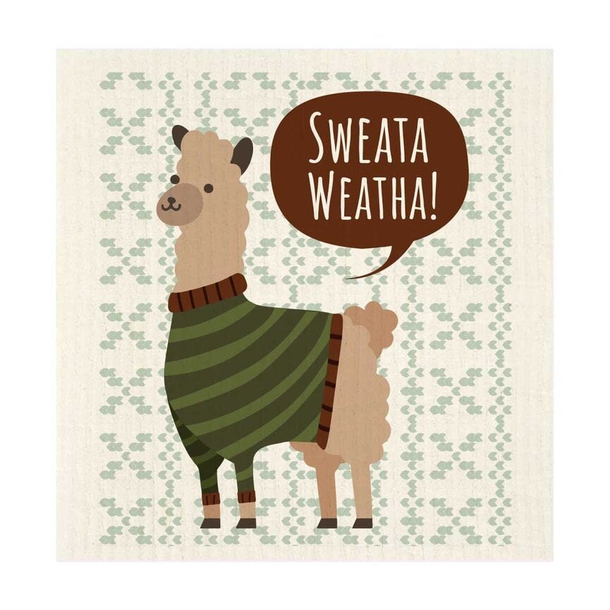 Seasonal Swedish Dishcloth: Pick Your Print, Compostable