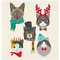 Seasonal Swedish Dishcloth: Pick Your Print, Compostable