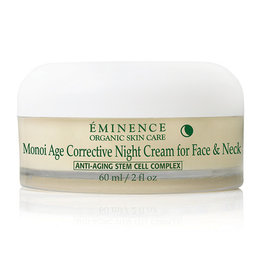 Eminence Organic Skin Care Monoi Age Corrective Night Cream for Face & Neck