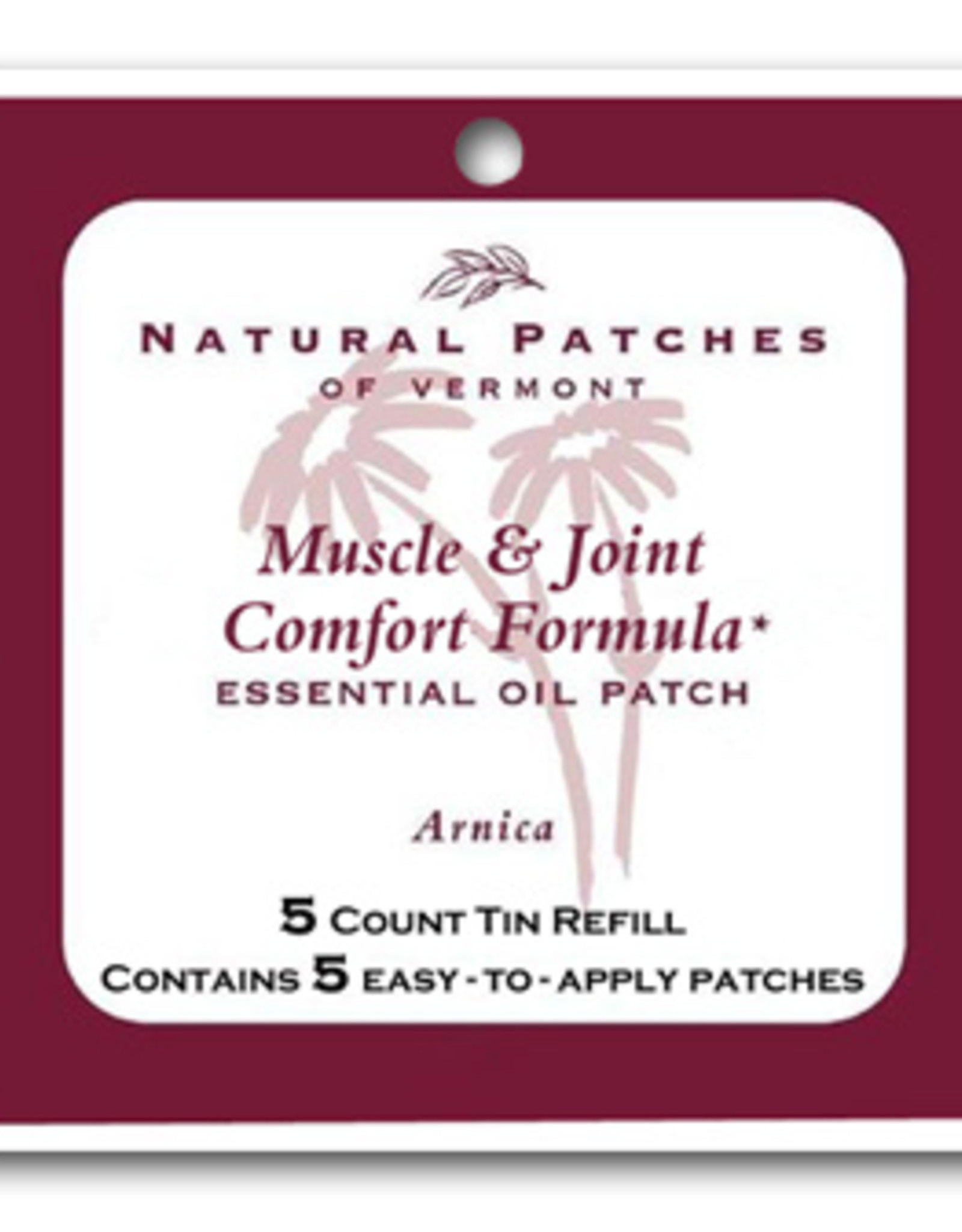 Natural Patches of Vermont Muscle & Joint Comfort Formula