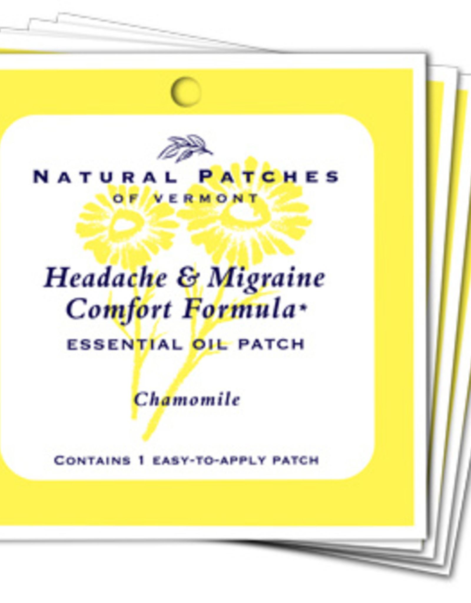 Natural Patches of Vermont Headache + Migraine Comfort Formula