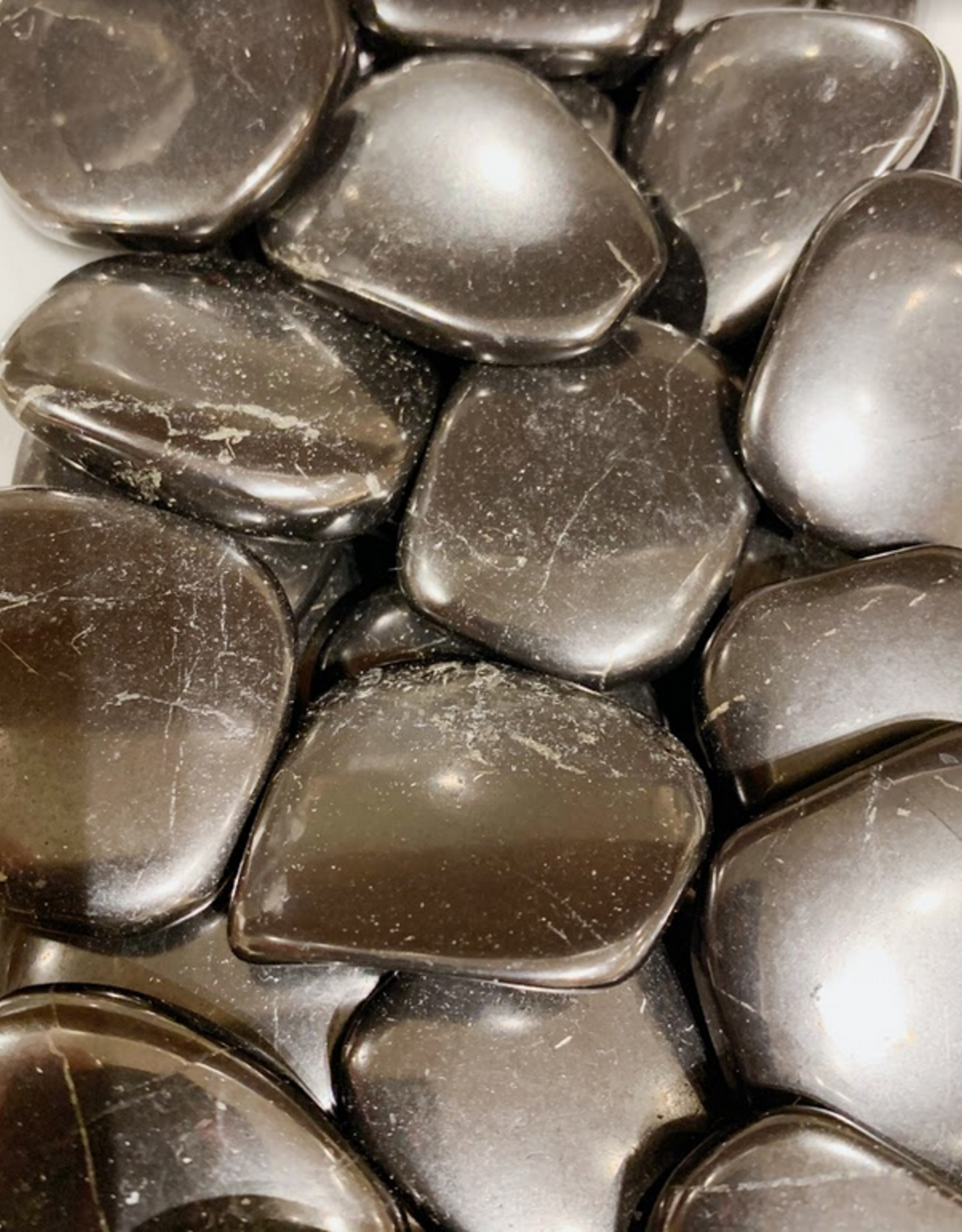 Shungite Pocketstone | 35-45mm | Russia