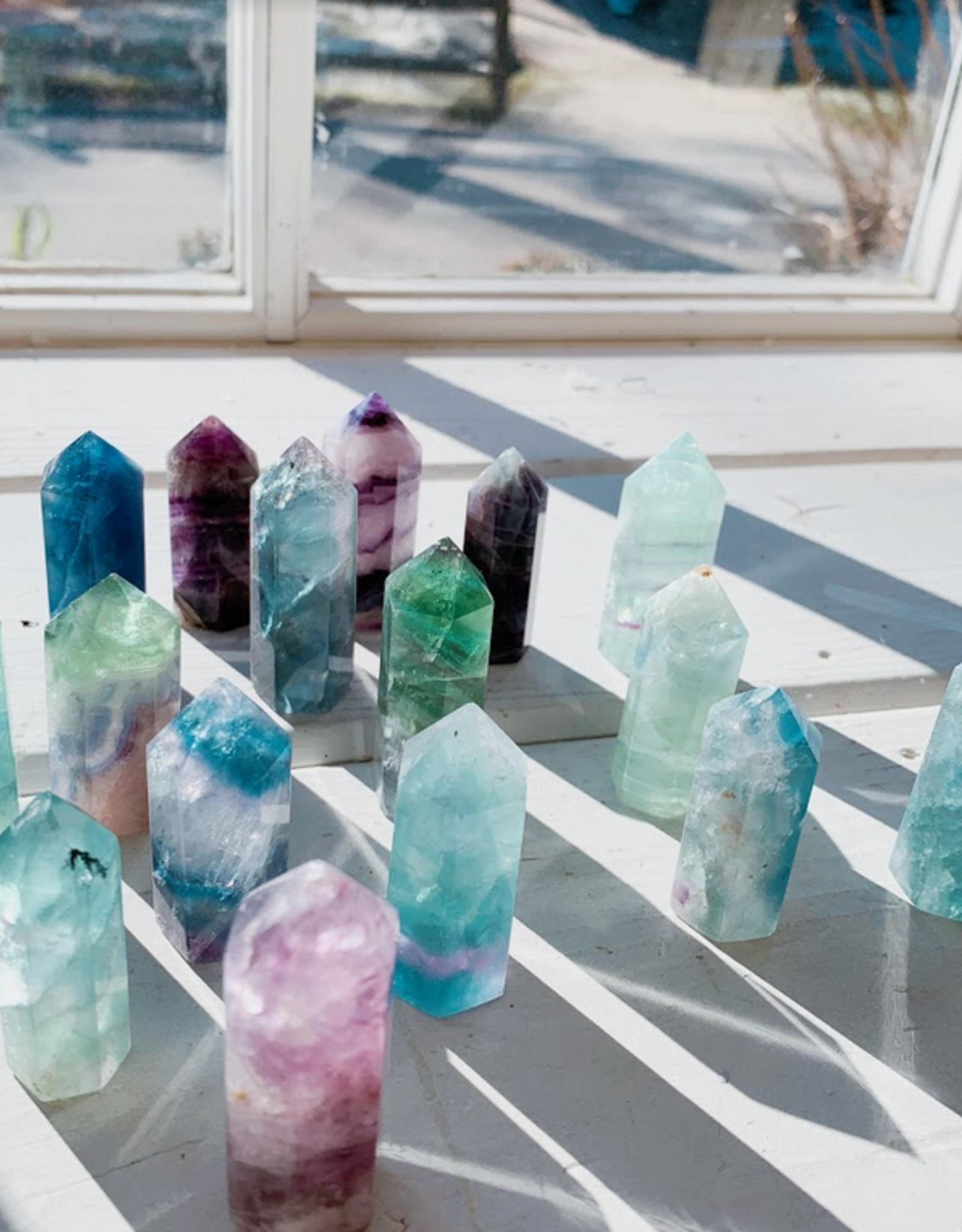 Fluorite | Standing Points | 45-55mm | China