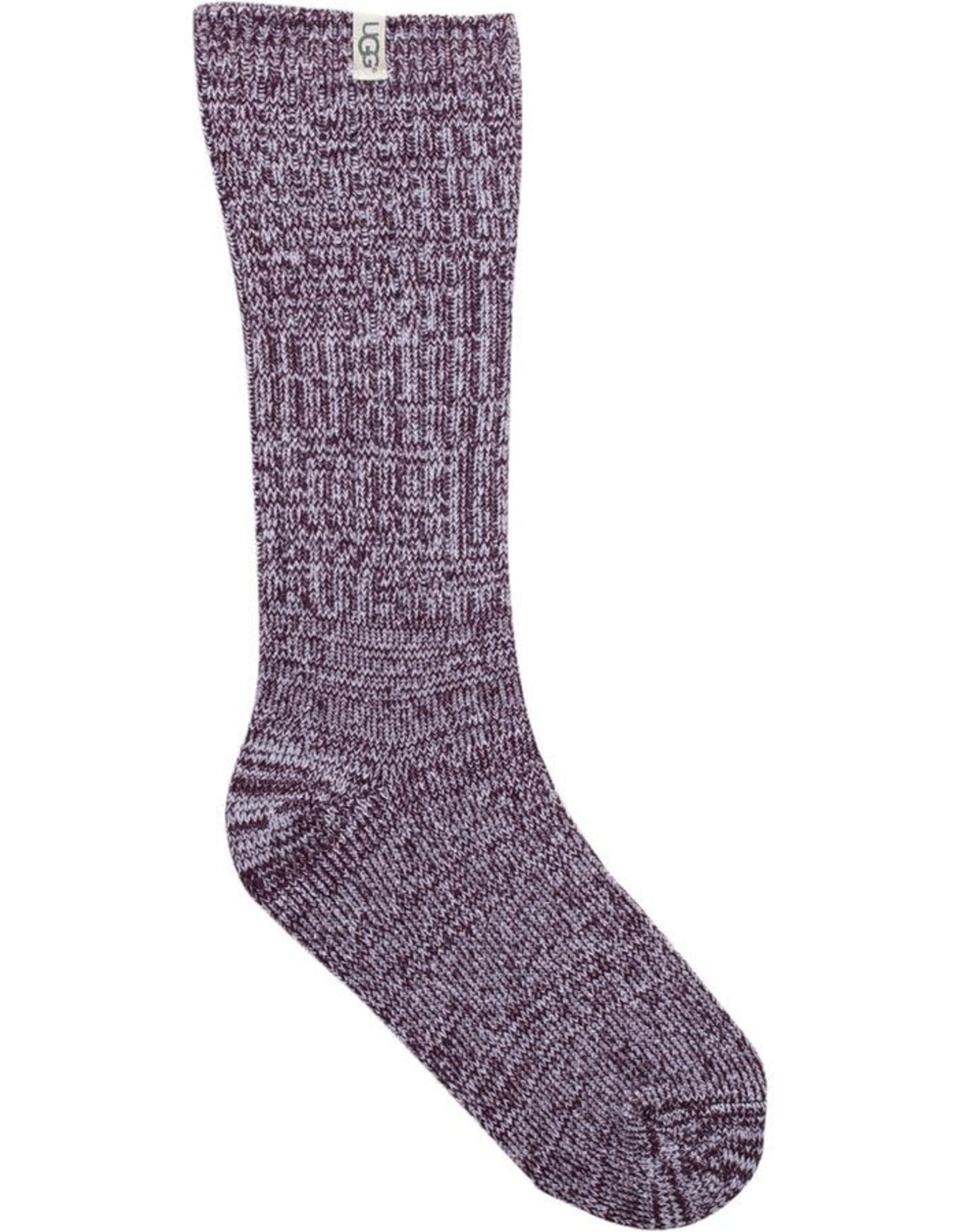Rib Knit Slouchy Crew Sock