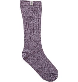 Rib Knit Slouchy Crew Sock