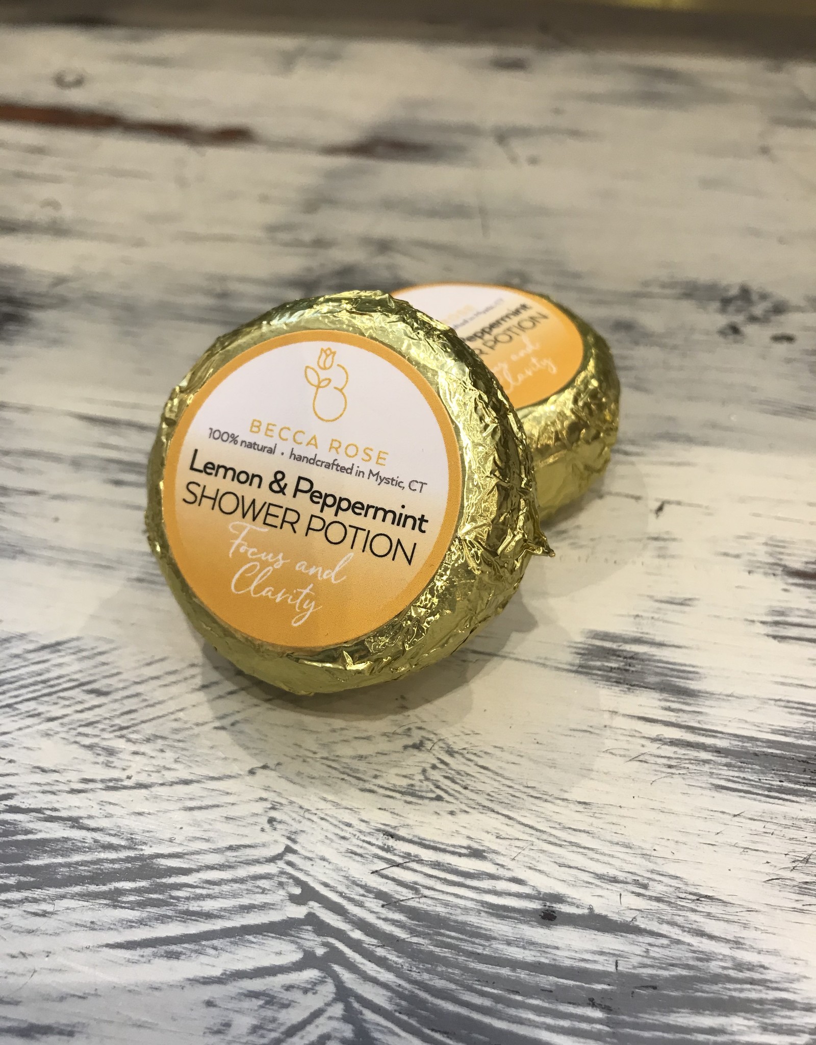 Shower Steamer Potions: Lemon-Peppermint