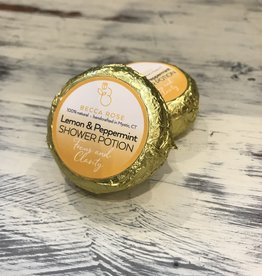 Shower Steamer Potions: Lemon-Peppermint
