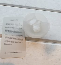 Selenite Charging Bowl - Round