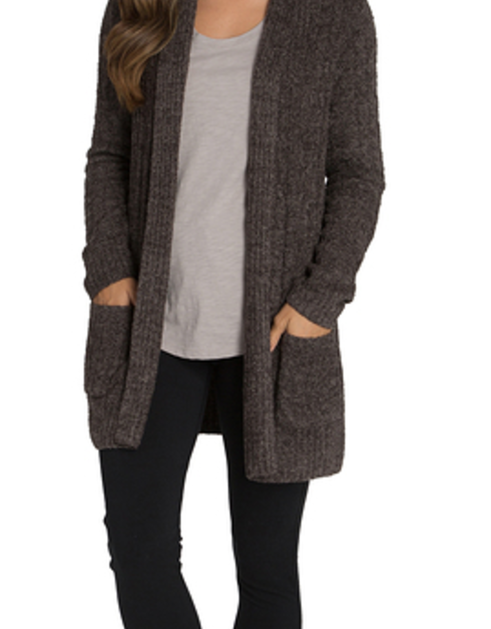 barefoot dreams cable cardigan