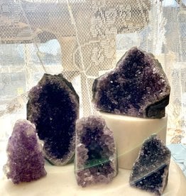 Village - Charleston Amethyst | Cut Base Cluster | 3-6" | Uruguay