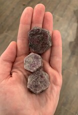 Hexagonal Ruby Natural Cluster | 20-35mm | India