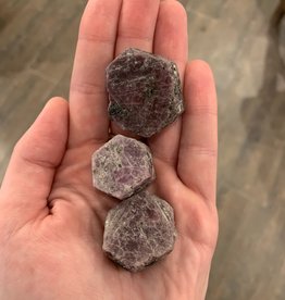 Hexagonal Ruby Natural Cluster | 20-35mm | India