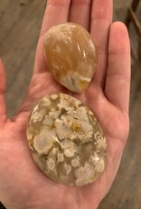 Flower Agate Palmstone | 40-55mm | Madagascar