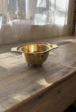 Pentacle Solid Brass Cauldron 3"D