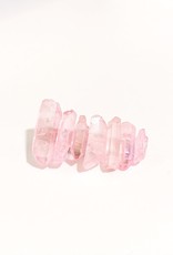 Sparkling Lilac, LLC Pink Quartz Hair Clip