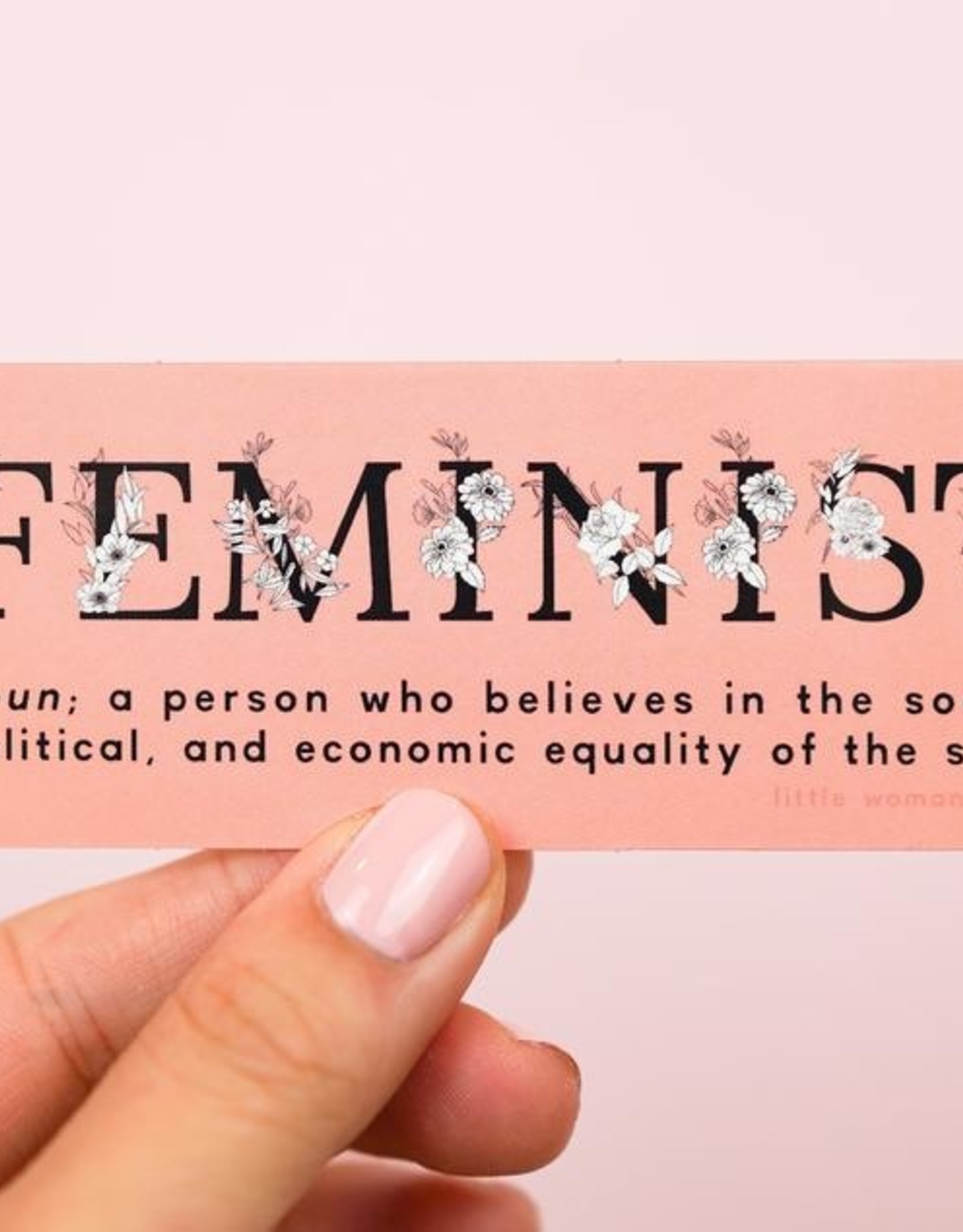 Feminist Definition Vinyl Sticker