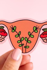 Blooming Uterus Vinyl Sticker