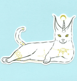 Fantastical Caracal Vinyl Sticker*