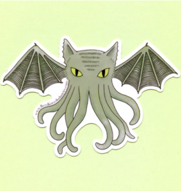 Cat-thulhu Vinyl Sticker*