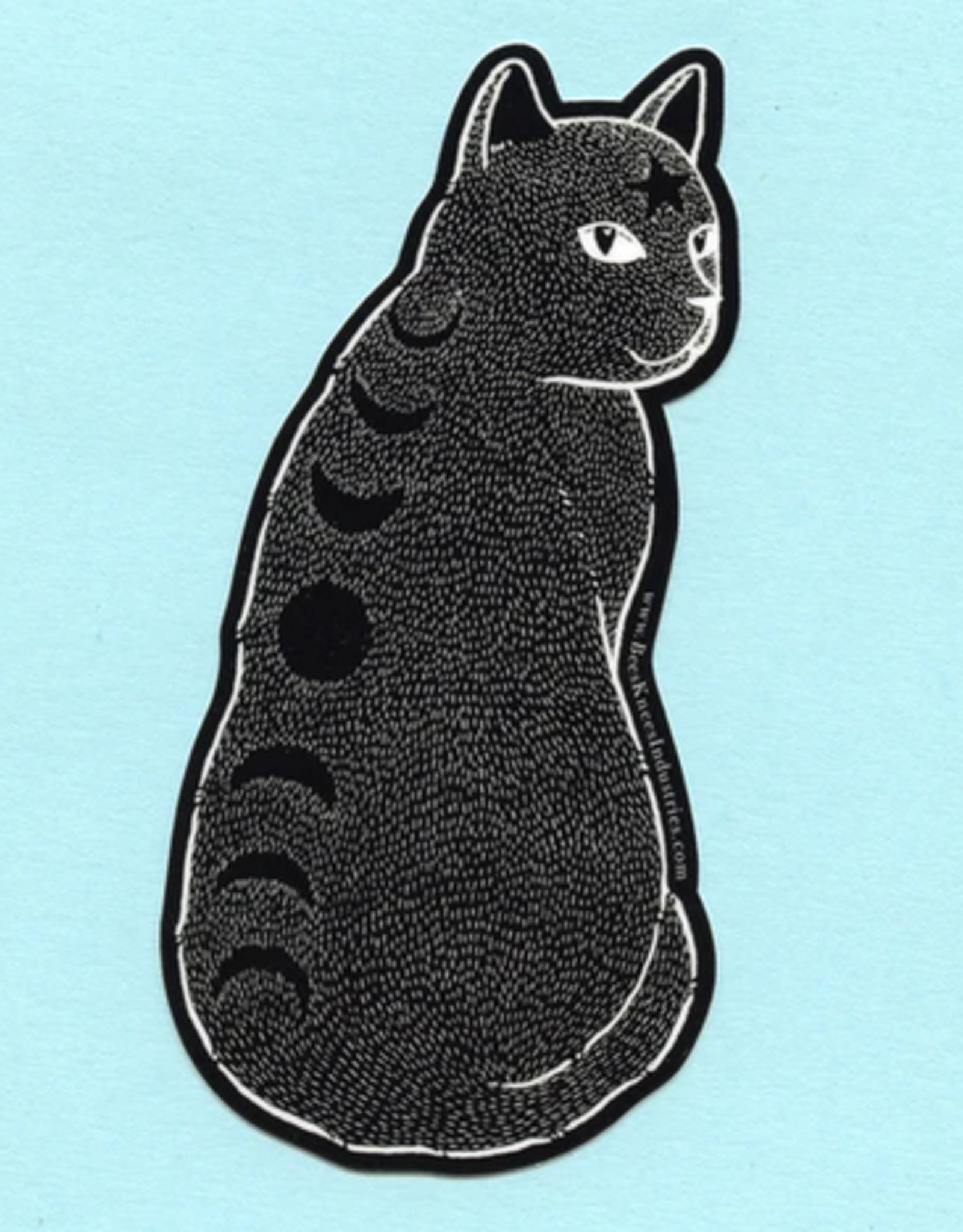 Bee's Knees Industries Moon Phase Cat Vinyl Sticker*