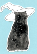 Starry Witchcat Vinyl Sticker*