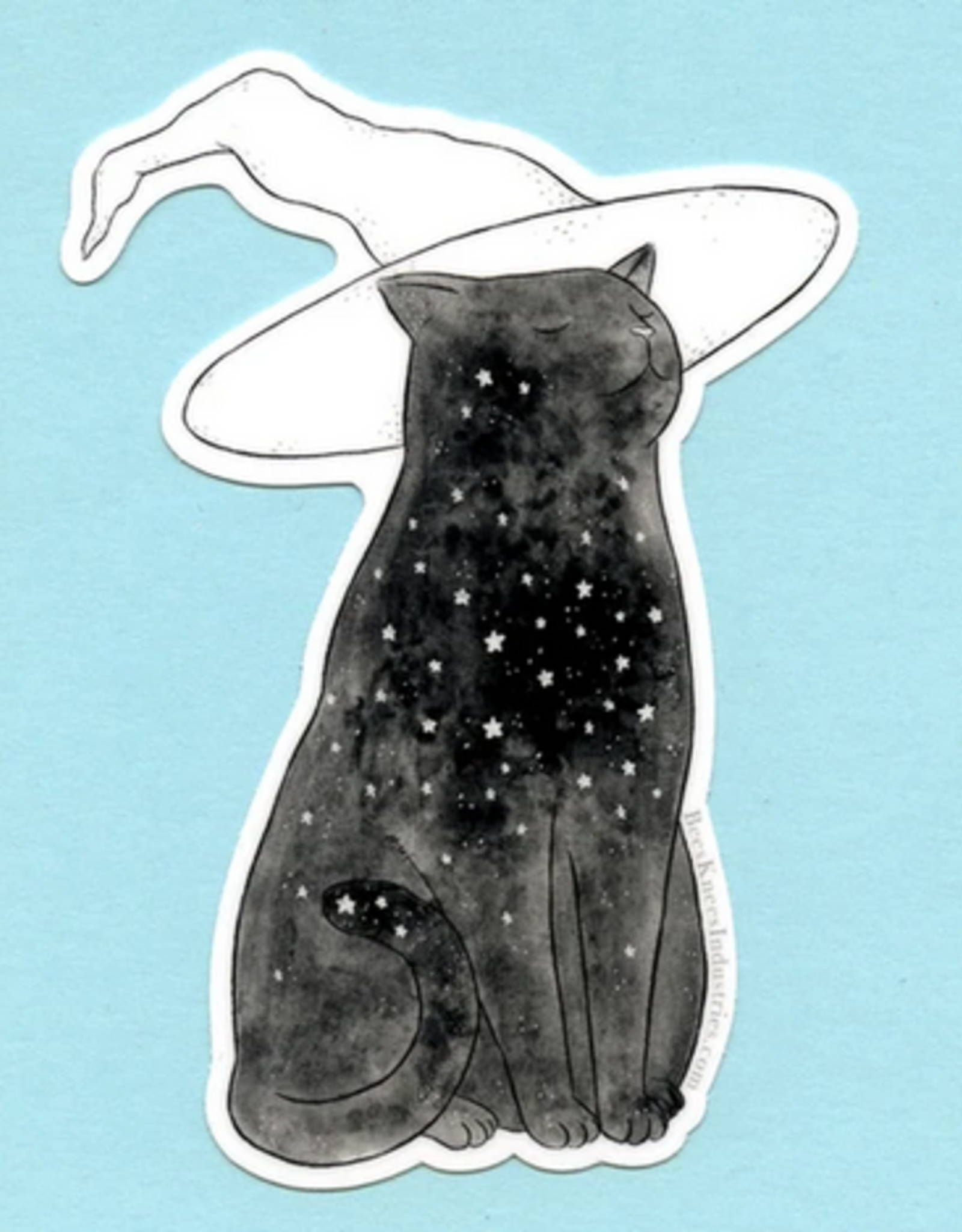 Starry Witchcat Vinyl Sticker*