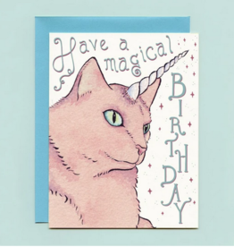 Caticorn Birthday Card