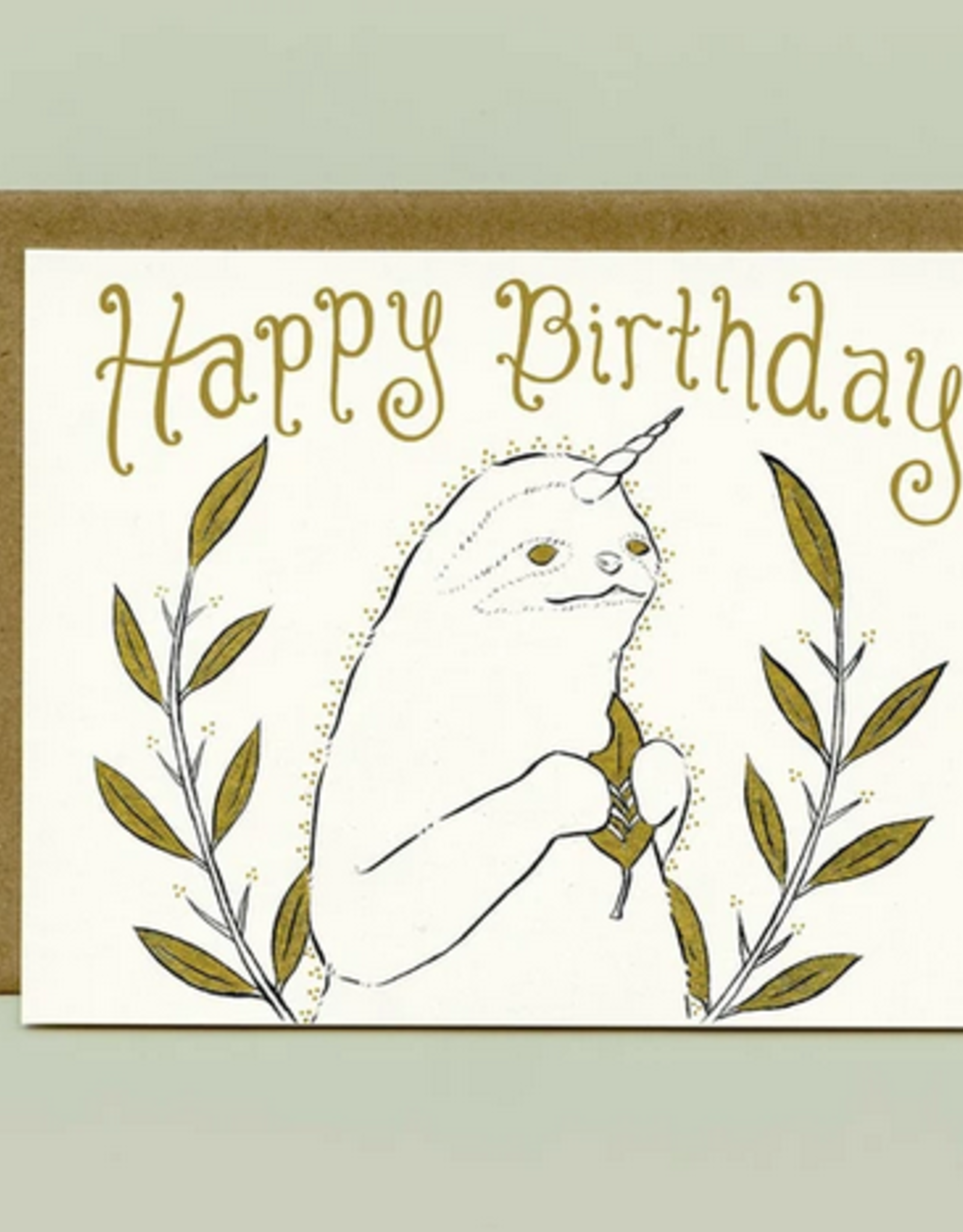 Slothicorn Birthday Card*