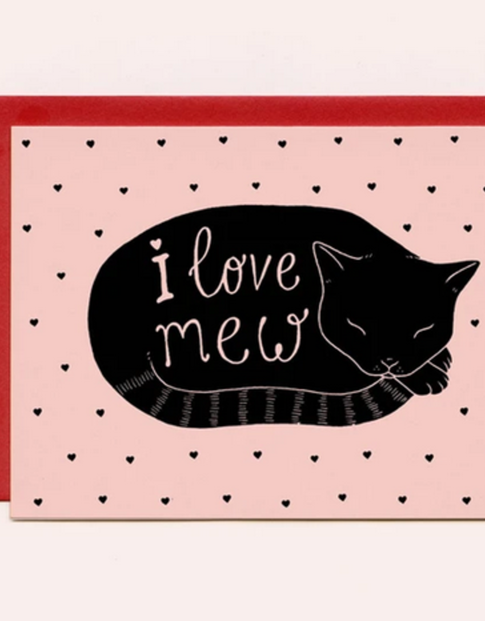 I Love Mew Love and Friendship Card