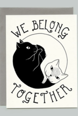 Bee's Knees Industries Yin Yang Cats Love and Friendship Card