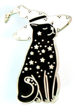 Starry Witchcat Enamel Pin*